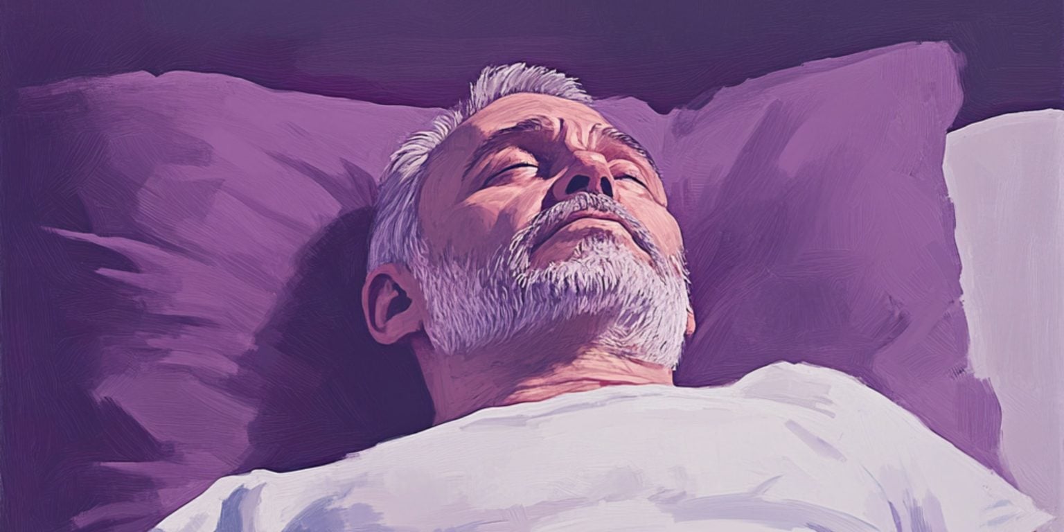 man sleeping